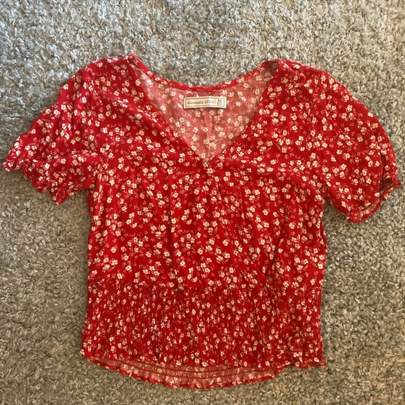 Abercrombie Floral Blouse - Picture 1 of 2